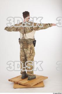Soldier in American Army Military Uniform 0006